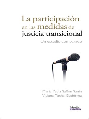 cover image of La participación en las medidas de justicia transicional